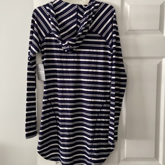 Athleta Brand New Beach Dress size M navy blue and white see pictures - Picture 6 of 11